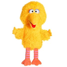 Bibo | Hand-Puppe | Sesamstrasse | 55 cm Plüsch-Figur | Kuschel-Tier