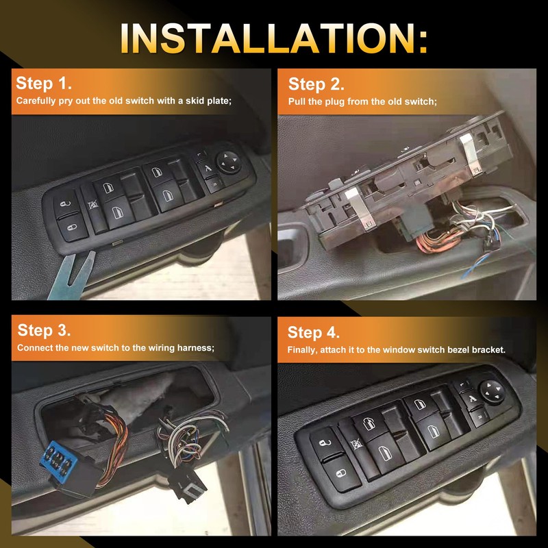 SWITCHRISE 1AUTO Power Window Switch for Honda Element 2003-2011 No.35750SCVA01ZA/DS2385/1S3983