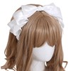 kuroobaa Lolita Style Headband Ribbon (White)