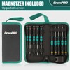 GRENPRO 10-Piece Precision Screwdriver Set, Magnetic Small Screwdrivers with Phillips,