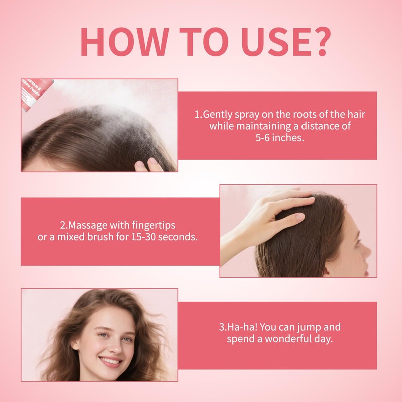SECONDDAY Dry Shampoo, Natural Volumizing Dry Shampoo, Non-Aerosol & Talc-Free