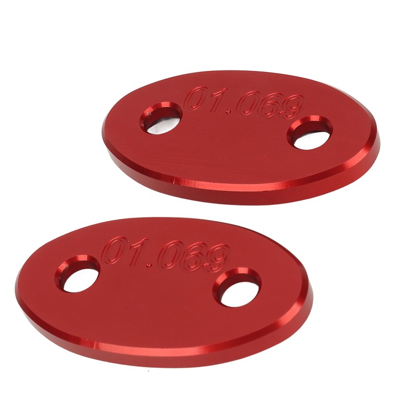2pcs Motorcycle Rearview Mirror Base Cover Aluminum Alloy Windscreen Mirror