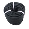 HOSTIC 1/2IN X 200FT 48 Strands Black Polyester Braided Rope