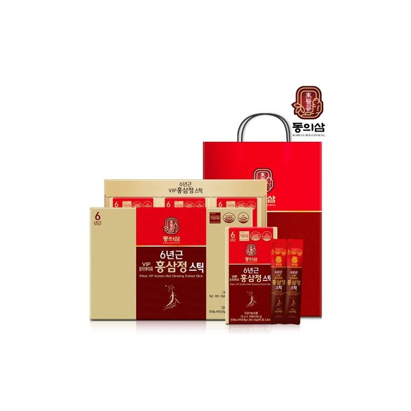 Donguisam [Dongui Ginseng] 6-year-old VIP red ginseng extract stick (10g*30