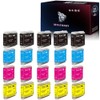 Wolfgray 20PK LC51 Compatible LC51BK LC51C LC51M LC51Y Ink Cartridge