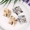 Geometric Texture 3D Large Metal Simple Modern Ripple Crumpled Earrings
