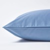 HOMESCAPES Luxury Cushion Cover, Blue, 40 x 80 cm, 100%