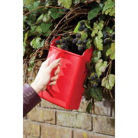 Linden Sweden Jonas Berry Picker Tool | Rake Comb for Blueberries, Lingonberries and Huckleberries | Lightweight Fruit Harvester | Protects Hands from Thorns | BPA-Free | 8.5" x 5.5" | Red