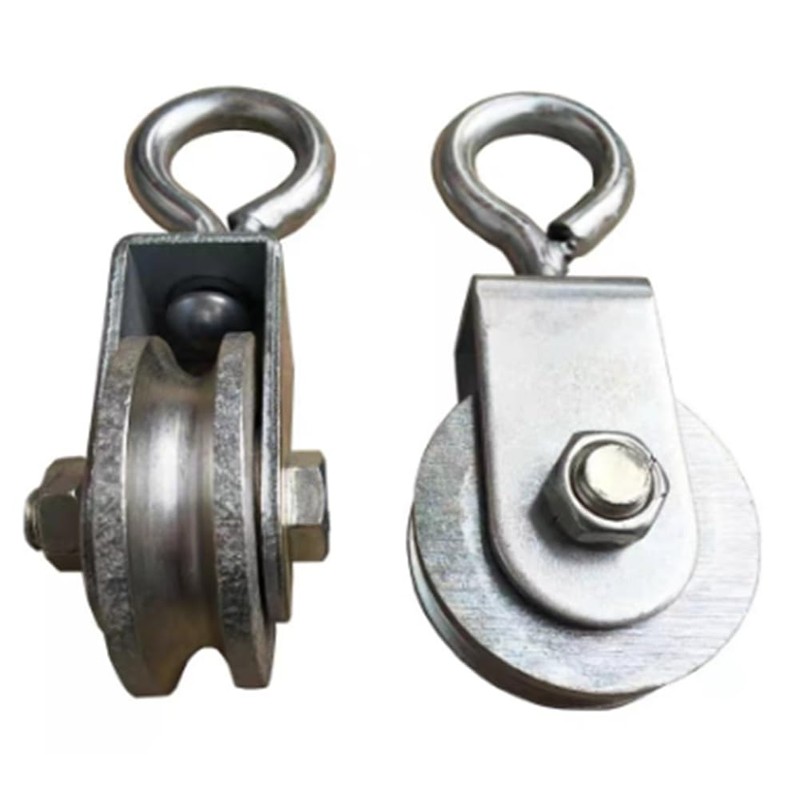 Snblzhef 1 PC Cable Pulley Rotation Traction Wheel Stainless Steel
