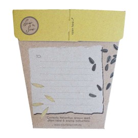 Sow 'n Sow - A Gift Of Seeds - Sunflower