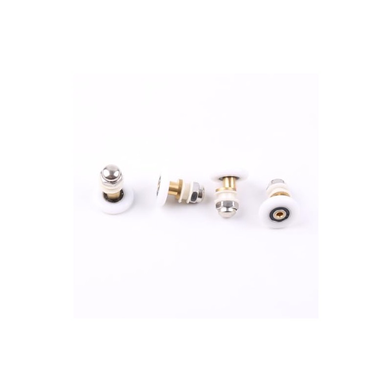 4pcs/Set Shower Door Rollers Runners Pulleys 20mm 23mm 25mm 27mm
