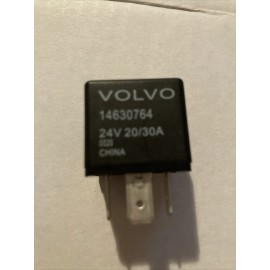 14630764 Relay Volvo 24V 20/30A Black
