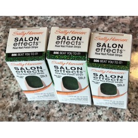 Sally Hansen 3x Sally Hansen Salon Effects Nail Polish Strips #806 BEAT YOU TO IT! (16ct ea)