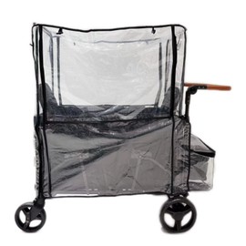Stroller Rain Cover for Wonderfold W4 Series, 4 Seater Wagon Stroller Rain Cover Waterproof and Windproof, Wonderfold Wagon W4 Accessories(Stroller Wagon Not Included)
