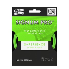 Signum Pro Unisex - Adult Xperience String Set 12m Neon Green Tennis String, One Size
