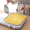 WAGENSTEIGER Stainless Steel Square Griddle Pan/Plate with Wooden Handle, 3-Ply