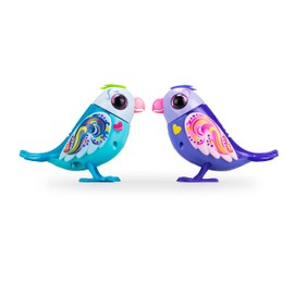 Bizak Digibirds, House with 2 Exclusive Interactive Birds Singing or Choir, Whistle, Move Beak and Head, Take Anywhere (62008617)