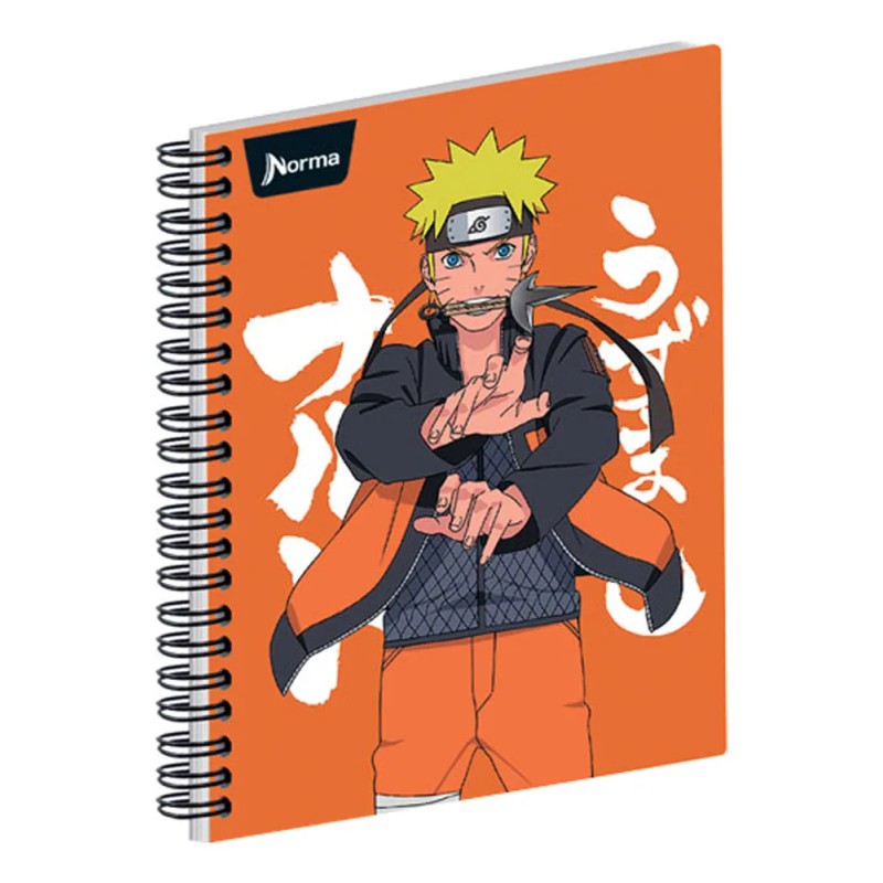 2 Libretas Profesional Norma Naruto 100h Cuadro C5, Variado Multicolor