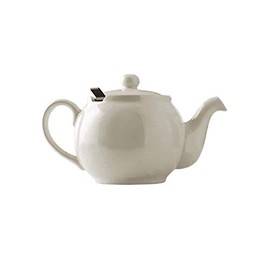 London Teapot Company-Chatsford 2-Cup Teapot with One Brown Filter, Cream