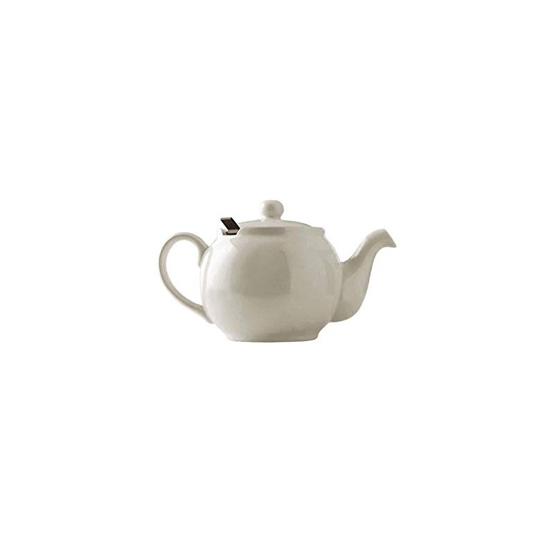 London Teapot Company-Chatsford 2-Cup Teapot with One Brown Filter, Cream