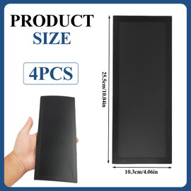 4 Pcs Magnetic Vent Covers, 4"x10" Air Vent Cover with Durable Mesh Filter, Easy to Install, Prevent Dust and Debris, for Floor & Ceiling, Essential for Home Use