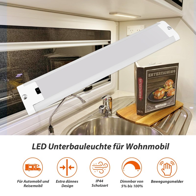Dream Lighting 12 Volt LED Lamp with Motion Sensor for