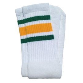 Calcetines patinador 48,26 cm calcetines de la mitad de la pantorrilla, color, talla 19