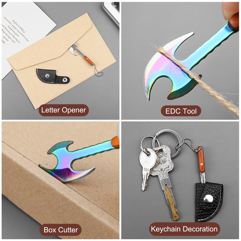 Ruksifg Mini Knife Set Mini Axe for Package Opener, Letter