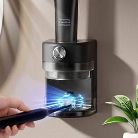 Automatic Toothpaste Dispenser, Wall Mounted Electric Toothpaste Dispenser for Kids and Adults,Toothpaste Squeezer with Adjustable Toothpaste Dispensing Volume for Bathroom