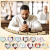 FuWeave 24 Pcs Mini Prayer Quilts with Cross Heart Pocket
