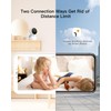 ARENTI Baby Monitor with Camera and App 2K/3MP, 5 Inch