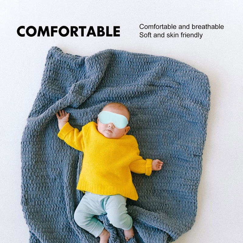 Baluue Sleep Eye Mask for Soft Silk Blindfold Gentle Ear