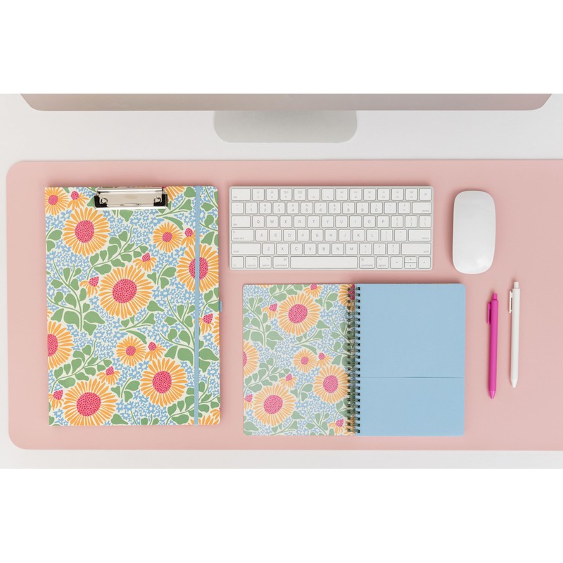 Steel Mill & Co Cute Clipboard Folio with Refillable Lined