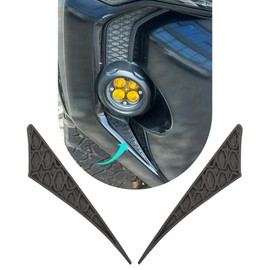 Fog Light Fang Decals for Toyota 4Runner 2014-2024 Fog Lights Decal Plastic Overlays Stickers Front Bumper Trim Grill Insert 4Runner Accessories