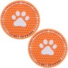 MEAJOO 2PCS Bling Car Cup Holder Coaster, Universal Dog/Cat Paw