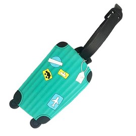Remarks Japan Name Tag Travel Keychain Suitcase Korean Luggage Tag Cute Cyan
