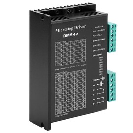 Stepper Motor Driver, Dm542 Microstep Driver, 2‑Phase High Subdivision PWM Current Control with High Working Efficiency and Stable Performance for Engraving