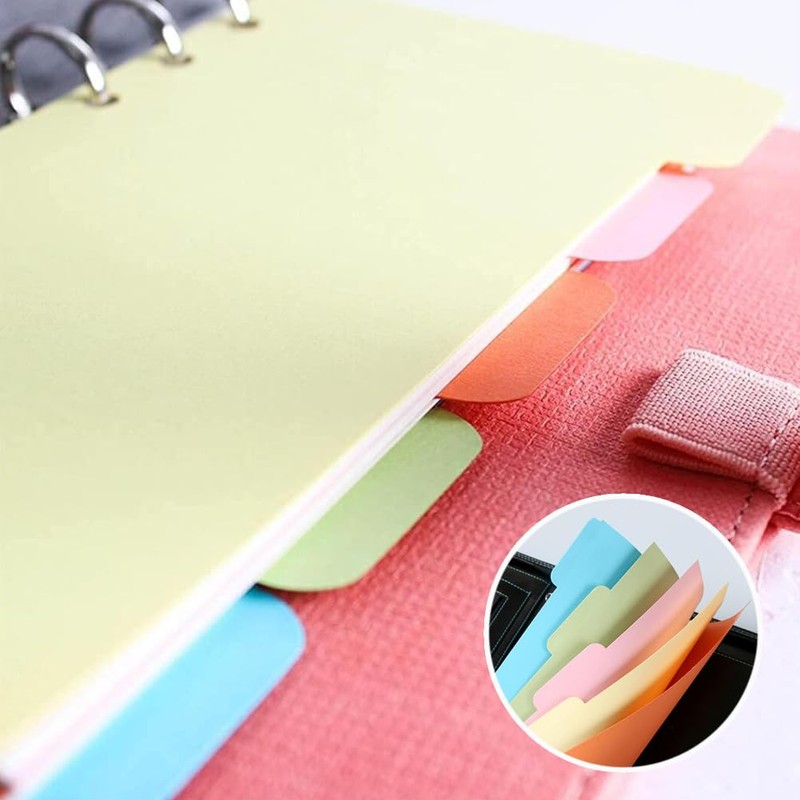 6 Pack Dividers 6 Holes A5 Index Paper Dividers 30