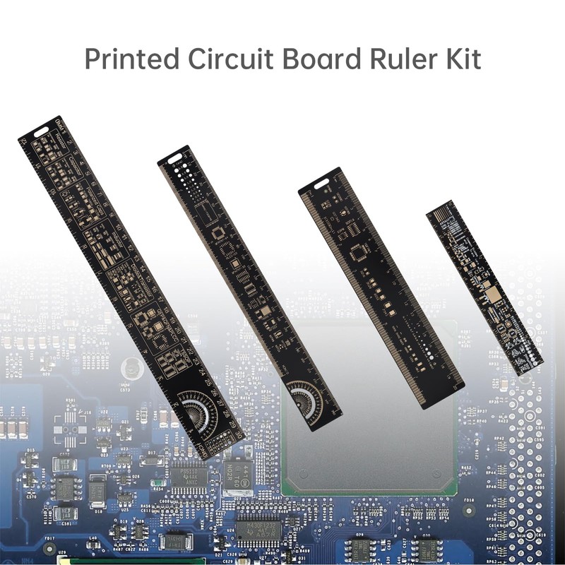 15cm 20cm 25cm 30cm Multifunctional PCB Ruler Measuring Tool Resistor