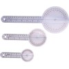 Spinals Goniometer Protractors, 3Pcs 6/8/12 Inch Therapy Protractor Measuring Angle