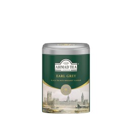 Ahmad Tea Caddy Gift Tin, English Scene, Earl Grey, 100 Gram