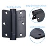 SORGMACH Self Closing Hinge 3 ½"x 3 ½" Satin Nickel