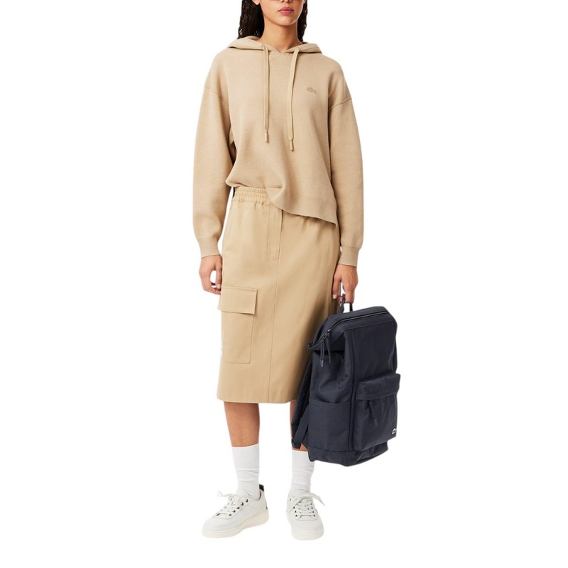 Lacoste Unisex Neocroc Rectangular Backpack, Dark Sapphire, One Size