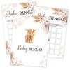 Qoqxjodd Boho Cow Baby Bingo Game, Baby Shower Game, Pack