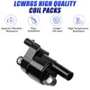Set of 8 Round Ignition Coil Pack & Spark Plugs
