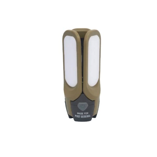 POST GENERAL Post General Tri-Panel Solar Charge LED Light Olive