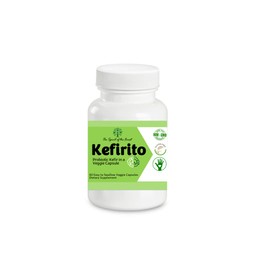 Kefirito 60 Kefir Veggie Capsules 30 Days Supply Nutrient Billions Active Probiotic Cultures Gluten-Free, Naturally Sourced Probiotic Keifer Kiefer Keifr Keifir Kefer Kee-feer Bulgaros Pajaritos Kifer