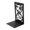 4Pcs Metal Book Ends Orderly Storage Arbitrary Adjustment Smoother Edges