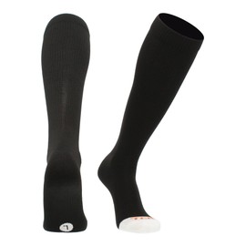 MadSportsStuff Pro Line Over the Calf Baseball Socks (Black, X-Large)