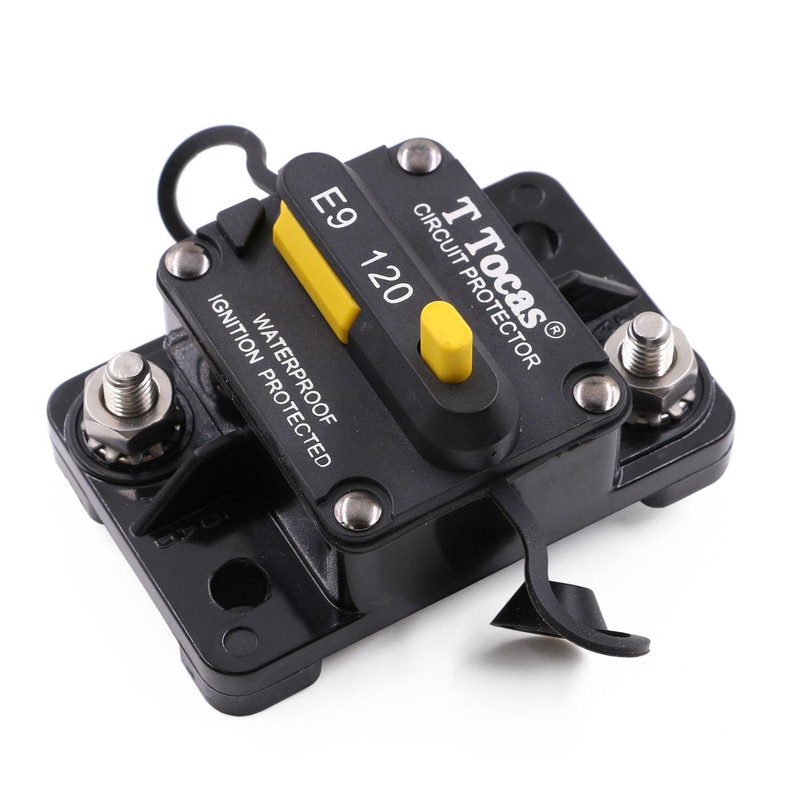 T Tocas E9 Hi-Amp 120A Amp Car Circuit Breaker with